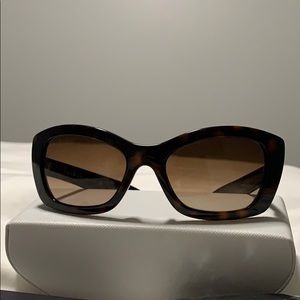 Prada cat eye gradient sunglasses